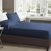 Luxor King Ocean 1000TC Silk Silky Feel Satin Fitted Sheet+Pillowcase