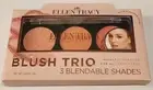 Ellen Tracy - BLUSH TRIO - 3 Blendable Shades - Matte & Shimmer Finish - NIB