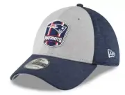 New Era 2018 3930 NFL New England Patriots Sideline Road Hat Cap Flex Fit (M/L)