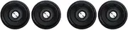 2 Pair Waterproof 4Ohm 15W Full Marine Boats Ceiling Wall Speaker Lawn J60A(Black)