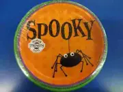 Frightful Friends Spider Ghost Boo Halloween Carnival Party 9" Dinner Plates