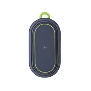 S20 10W Fast Charging Wireless Charger + 5000mAh Power Bank + Night Light + Mobile Phone Holder for iPhone Xiaomi Phone Charger GRAY COLOR