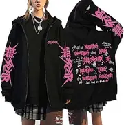 Kpop Stray Kids Album Star Hoodie Jacket Felix Hyunjin Bangchan Lee Know Zippered Sweatershirts Jacket