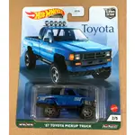 風火輪 HOT WHEELS 汽車文化 TOYOTA 豐田 '87 TOYOTA PICKUP TRUCK 皮卡車 貨卡