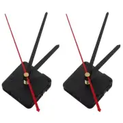 2 Sets Wall Clock Movement Silent Mechanism Replacement Work Accessories Motor