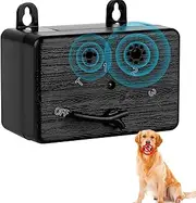 Anti Barking Device, 50 FT Ultrasonic Dog Barking Control Device, Neighbor Dog Silencer, 4 Modes Bark Box, Dog Barking Silencer for Indoor and Outdoor Use, Waterproof Dog Barking Deterrent E