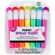 Tulip Fabric Spray Paint Neon 7 Pack