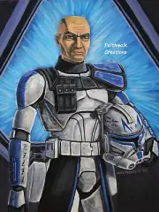 Star Wars The Clone Wars Captain Rex fan art 8x10" Giclee print