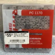 SRAM PC-1170 11 Speed Road Bike Chain PowerLock 114L Rival Force Red 22[ssg]