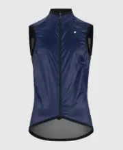 Assos Men's MILLE GT Wind Vest C2 Lightweight Wind-Rain Vest Genesi Blue Size S