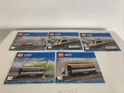 NEW MANUAL ONLY LEGO 60197 City Passenger Train ALL Instruction manuals 1-5 ONLY