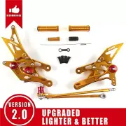 Racing Rearsets Footrest For Honda CBR1000RR 2004 - 2007 CBR600RR 2003 - 2006