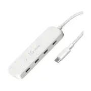 j5create Eco-Friendly 4-Port USB Type-C Hub Pure White (JCH345EW)