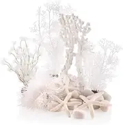 biOrb Winter Dream Décor Set, White Snow Themed Collection of Fish Friendly Aquarium Decorations