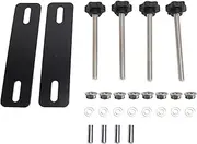 Traction Board Mount Pin Kit Metal Crack Recovery Board Mount Pin Suitable for 4 72 to 6 69 in Hole Spacing Helps Store Traction Boards Neatly and Stylishly with Powder Coated