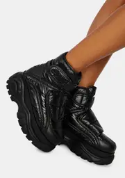 [Buffalo London] Puffer Platform Boots