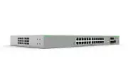 Allied Telesis 24-port 10/100TX stackable switch with 4 x 100/1000X SFP uplink/s