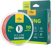 SF Fly Fishing Dacron Braided Backing Line for Trout Fly Line 20LB 30LB 54yds 108yds(Orange, Green, Blue, White, Fluor Yellow, Purple, Black&White, Black&Yellow)…