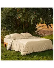 Bombacio Linens Sunrise Sand Sateen Duvet Cover