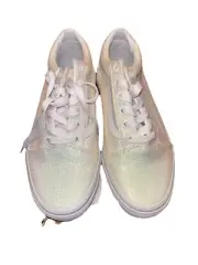 VANS Old Skool UV Glitter (White) Shoes Men Size 5| Women Size 6.5 NIB Juniors 5
