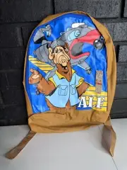 New Vintage Brown Alf childrens Backpack With Tags Kmart NWT