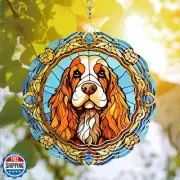64memory English Springer Spaniel Dog Wind Spinner, English Springer Spaniel