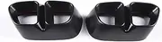 Compatible For BMW X5 F15(2014-2018) X6 F16(2015-2019) Sports Aluminum Alloy Car Tail Tip Muffler Exhaust Tip Output Cover(Matte Black)