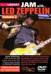 Lick Library JAM WITH LED ZEPPELIN Jimmy Page Style Guitar Video Lesson 2 DVD+CD
