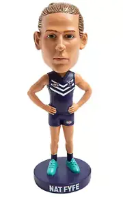Fremantle Dockers Nat Fyfe Official AFL 18cm Novelty Bobblehead Collectable
