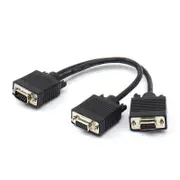 Alogic VGA-MFF-SPL One HD15 Male to Two HD15 Female SXGA Monitor YCable