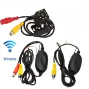 Car 2.4Ghz RCA Wireless Reverse Back UP Rear View LED Camera Parking Sensor Kit (for: Ford)