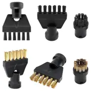 Steam Cleaner Accessories for SC1 SC2 SC4 SC5, Brush Attachment Set Includes Round Brush Sets Flat
