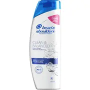 Head & Shoulders Clean & Balanced Anti Dandruff Shampoo for Clean Scalp 400mL