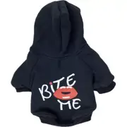 Shirt Pet Dog New The Print Flannelette Grasp Clothes Lips Me - Bite