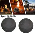 Sleek Design 2PCS Decorative Fireballs Perfect for Home Heating Solutions
