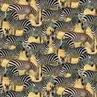 African Plains Zebra Herd Grazing Pattern Premium Roll Gift Wrap Wrapping Paper