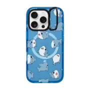iPhone 16 Pro Impact Ring Stand Case MagSafe Compatible Normal Leonarudo pattern