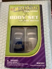 Microsizers R/C Cars Body Set VW New Beetle (Blue) OFFICIAL ACCESSORY MINI R/C