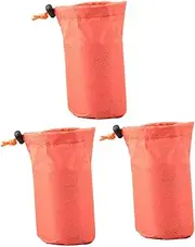 Kisangel Portable Gym Sack 3pcs Sleeping Bag Storage Bag Athlete's Cinch Sack Drawstring Hiking Gear Organizer