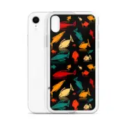 iPhone XR, XS, XS Max, X, 6,7,8, 8 MultiColor Fish Mania Case