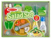 Melissa & Doug Slice & Toss Salad Set Play Food Activity