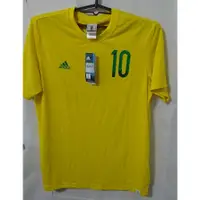在飛比找蝦皮購物優惠-ADIDAS 黃色經典足球棉Ｔ(FIFA WORLD CUP
