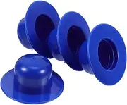 MOBUTOFU 4pcs Plastic Pool Plugs Easy Install Remove Pool Drain Plugs for In-ground Above Ground PVC Material Non-Slip Durable Design