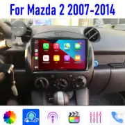 9" For Mazda 2 2007-14 Android 13 Apple Carplay Car Radio GPS Navi Head Unit 64G