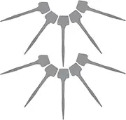 FONDOTIN 10pcs Iron Horseshoe Fixing Nails for and Practical Horseshoe Tools High Tensile Strength Convenient for Hoof Maintenance