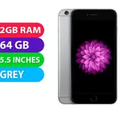 Apple iPhone 6+ Plus (64GB, Grey) - Refurbished (Excellent)