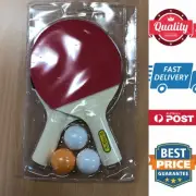 1 Pair Table Tennis Ping Pong Racket Bat with 3 Balls Special Set,AU Stock