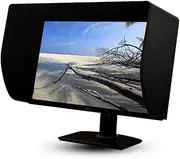 27E 27 inch LCD LED Video Monitor Hood Sunshade Sunhood for Dell HP Viewsonic Philips Samsung LG EIZO NEC ASUS ACER BENQ AOC Lenovo and Fits Monitor Frame Width 635-655mm