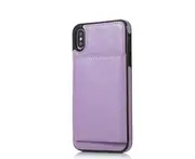 P09 Purple Magnetic Wallet Crazy Horse Print Smartphone Case for IPhone14 Pro max