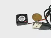 USB 2006 micro Small 5V DC Cooling Fan 20mm 6mm 2Pin Mini axial 2cm E36